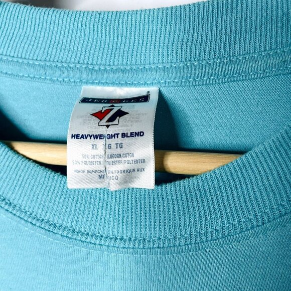 South Carolina Graphic Tee Turquoise XL Heavyweight Blend EST Crewneck u - Picture 4 of 6